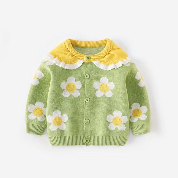 

pullover autumn winter baby jersey girls knit sweater cardigan cute children's outerwear clothing sweet christmas sweaters, Blue