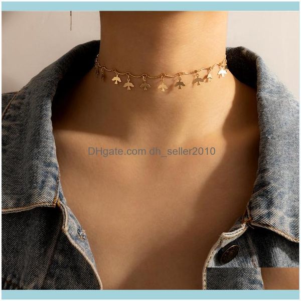 

necklaces & pendants jewelrytocona bohemian pigeon tassel choker necklace for women charms gold color alloy metal clavicle chain jewelry col, Silver