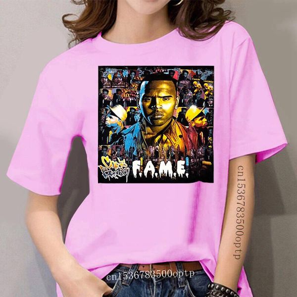 

women's t-shirt 2011 chris brown fame tour shirt  vtg rnb, White