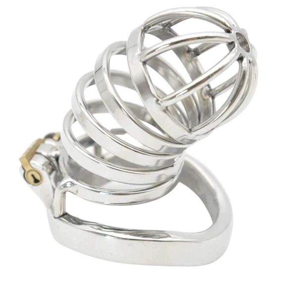 

stainless steel cock cage long & merciless chastity cage 2.28 inches
