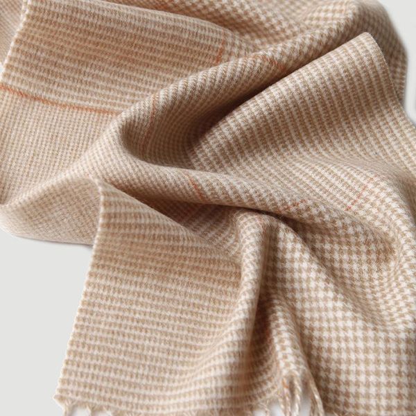 

scarves ladies cashmere scarf plaid water ripple thick autumn and winter warmth inner mongolia pashmina shawl, Blue;gray