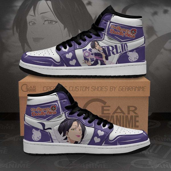 

customization seven deadly sins merlin sneakers anime custom shoes
