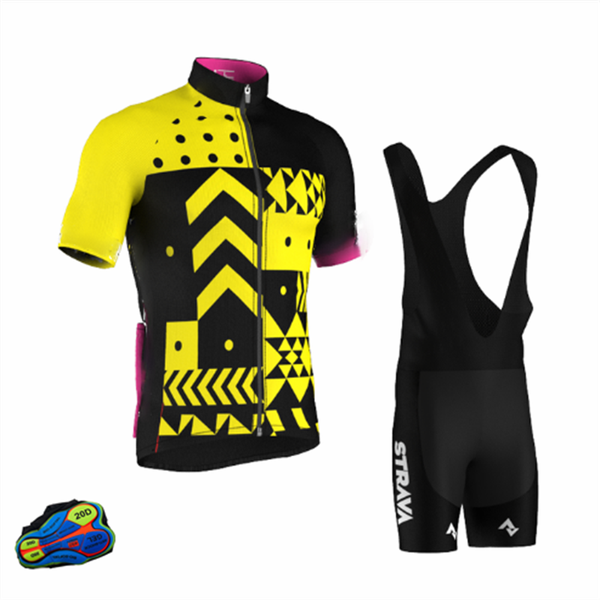 

racing sets 2021 cycling jersey strava mtb mountain bike clothing men short set ropa ciclismo bicycle wear clothes cyclingquick dry, Black;blue