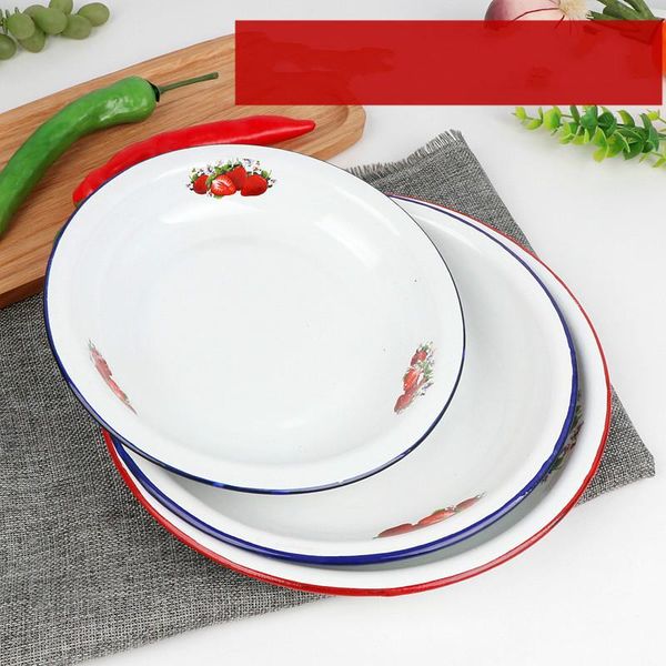 

bowls enamel rice dish, disc, multi-purpose plate, deepen disc