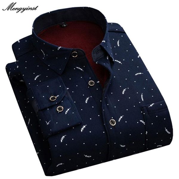 

men's casual shirts plus size 5xl dress 2021 winter business single-breasted long sleeve thicken warm shirt male plaid, White;black