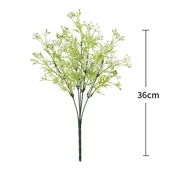 

decorative flowers & wreaths 5 fork water grass plastic artificial plants green flower plant wedding home decoration table decors
