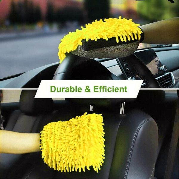 

car sponge yellow wash glove coral misoft absorbancy high cleaning tools thick h3a8