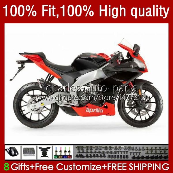 Spritzgusskörper für Aprilia RSV4 RSV1000R RSV 1000 RSV-1000 Red Blk Hot R 16-19 Karosserie 40Nr. 13 RSV1000 R RR 16 17 18 19 RSV1000RR 2016 2017 2018 2019 OEM-Verkleidung