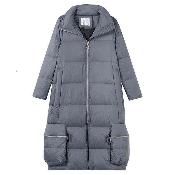 

special large loose medium and long down et women's 2021 winter, Black