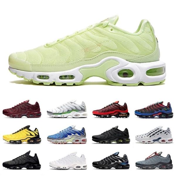 

barely volt tn plus tn running shoes deluxe just it white bred black breathable men boys athletic trainers og rock pebbles sports sneakers