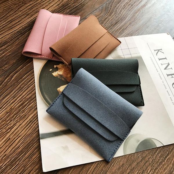 

wallets 2021 fashion abrasive short wallet small, Red;black