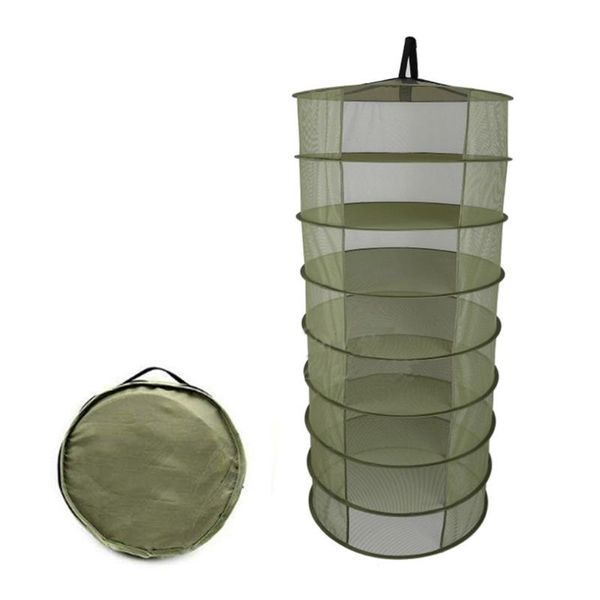 

drying net 8 layers foldable hanging basket dry rack bag mesh plants dryer new 2021
