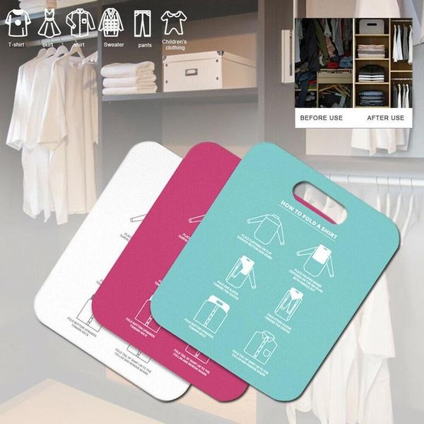 

home creative clothes folding board t shirts jumpers quick fold save time closet organizer