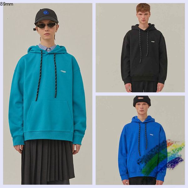 

2021 new fw embroidery adererror hoodie hooded men women 1:1 cotton blue black ader error pullovers cnim