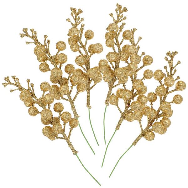 

novelty items 6pcs foamed berry ornaments materials wreath decor accessory