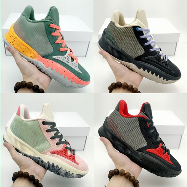 

ky 4 men basketball shoes irvings 4 low keep sue fresh iv black ep sport man women authentic trainers sneakers