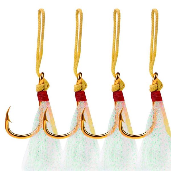 

5 pcs/set fishing hook high carbon steel anti-corrosion barbed jigging hooks fishing accessories part hooks
