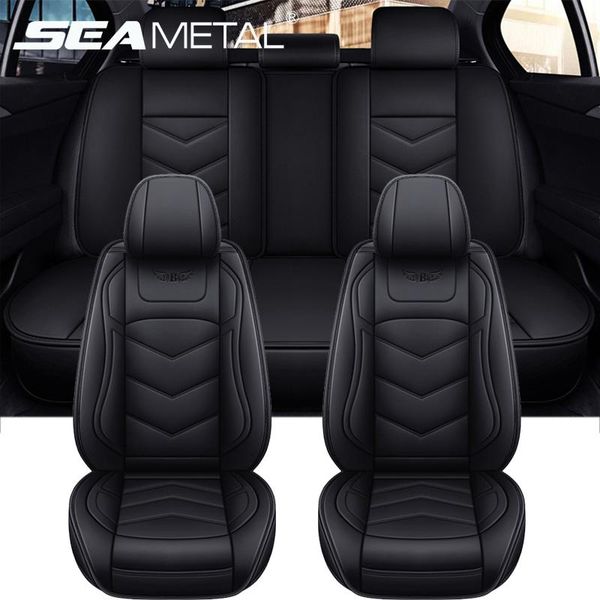 

car seat covers pu leather cover set universal fit for most cars auto chair protector pad comfort cushion mat automotive goods