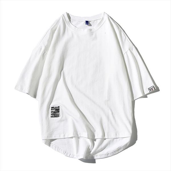 

5xl hip hop black male men t shirts o neck plus size summer fashion streetwear stylish fitness casual tees, White;black