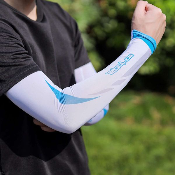 

summer outdoor cool sleeve ice silk men's large sports sunscreen arm thin cycling