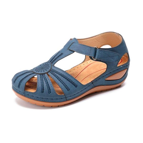

sandals outdoor beach gladiator women's hole shoes wedges platform casual comfortbale ladies inble height brown c656, Black