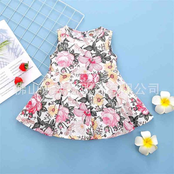 

girls' summer baby girl's princess dress children's skirt, Red;yellow