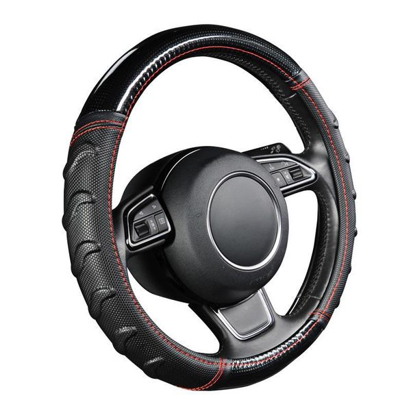 

steering wheel covers car cover type genuine leather black bag custom customize personalised logo style packing pcs color