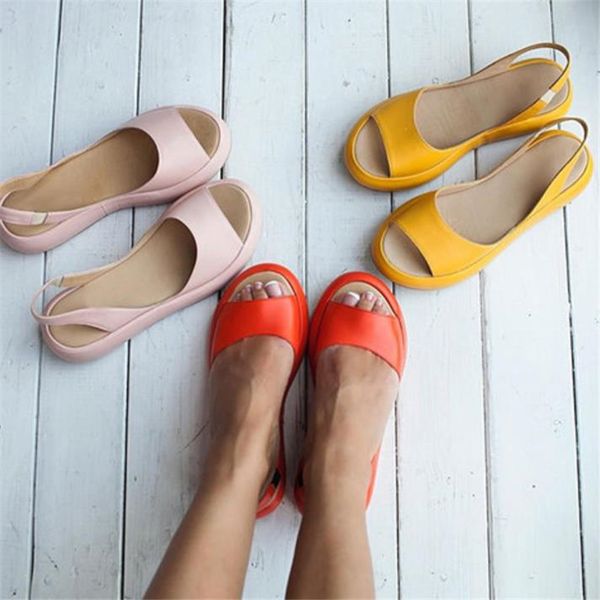 

new candy color women sandals flip flops summer rome slip-on breathable non-slip shoes woman slides solid casual female 210309, Black