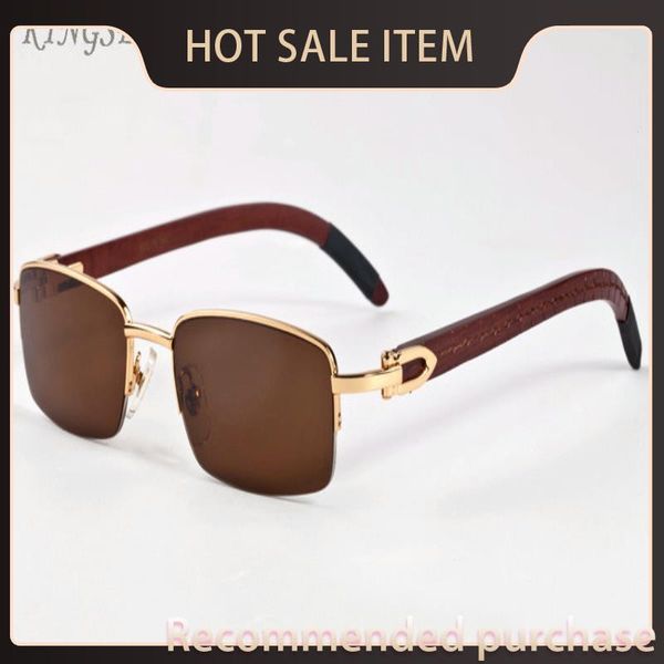 

2021 for sunglasses driving buffalo clear mens glasses sunglasses frame fash brown retro sports black lenses horn color women half wood dieh, White;black