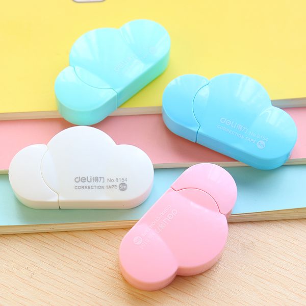

3Pieces/Lot 1 PC Popular Mini Small Clouds Shaped Correction Tape Altered Tools School Office Corrector Stationery Kids Gift 4 Colors