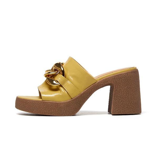 

sandals mordoan platform shoes women genuine cow leather for 2021 summer open-toed high heels slippers, Black