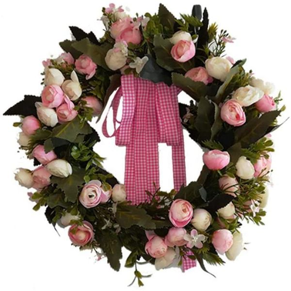 

decorative flowers & wreaths artificial bows wreath spring outdoor for front door