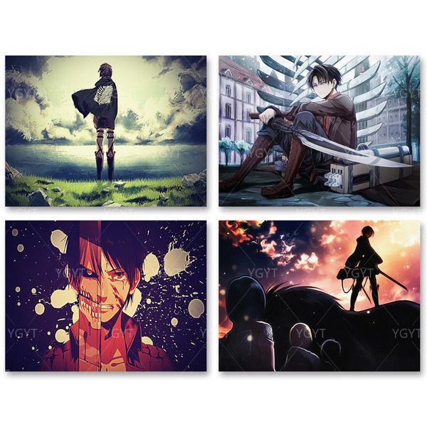 

diamond painting attack on titan anime wall art 5d diy handmade full round drill embroidery cross stitch picture mosaic gifts