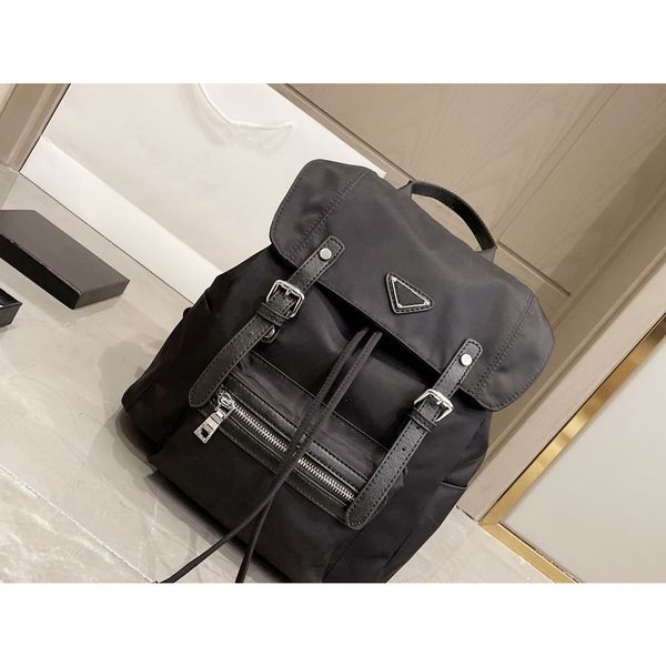 

2021 new luxury design nylon backpack bags selling women&men travel bag 28x33cm