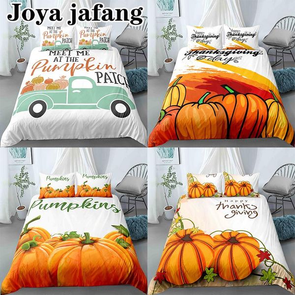 

bedding sets 3d set cover painting pumpkin printing fashionable home bed