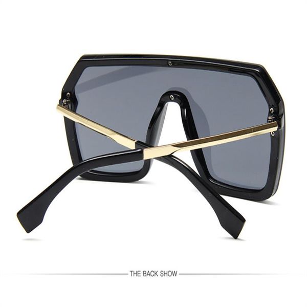 

personality womens colorful sunglasses sunglasses match cool siamese fashion sun oversized glasses tuwjo, White;black