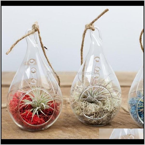 

teardrop glass hanging plant terrarium clear glass balls container glass candle holder for home decoration wedding decoration tv7hm sgrvl