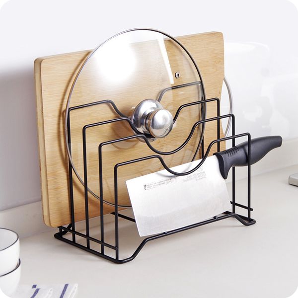 

meta pot id hoder storage rack chopping board organizer pot ids racks stove stand hoder shef pantry kitchen accessories