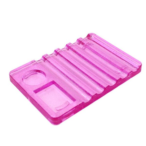 

nail art kits 1pcs crystal brush holder display stand rest tools for pen pink