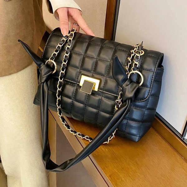 

shoulder bags pu leather small crossbody for women 2021 fashion lady travel luxury chain handbag and purses 7094