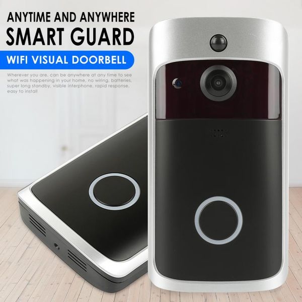 

wifi smart video doorbell wireless two-way movement detection wireless call intercom video-eye intrusion alarm system rainproof