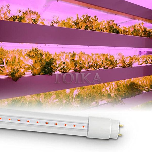 

toika 15pcs (15 x 50w) 750w 5ft led grow lights tube 4000w equivalent full spectrum 1500mm led grow lamp indoor plant