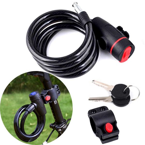 

bike locks bicycle lock chain wire ring mountain anti-theft outdoor portable