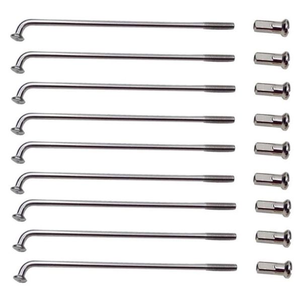 

tools 36pcs mountain / road bicycle stainless steel silver spokes 14g j bend 257mm