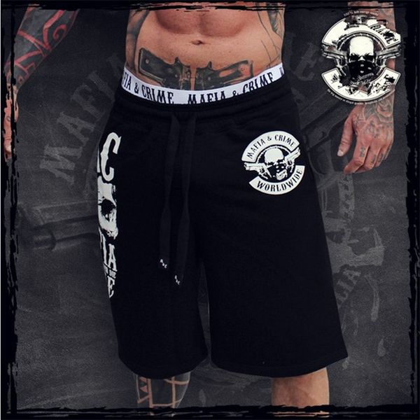 

new 2021 casual shorts men's summer men cargo simple letter solid board male brand fitness bodybuilding clothing homme vcj9, White;black