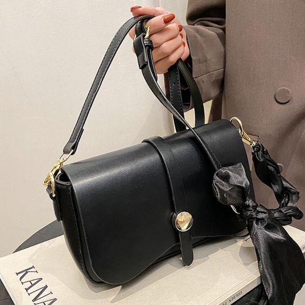 

elegant female square crossbody bag 2021 new quality pu leather women's designer handbag ribbon chain shoulder messenger bag c0227