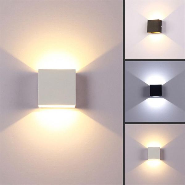 

indoor led home wall lamp lighting mount sconce light fixture bedroom livingroom ip65 modern warm lamps