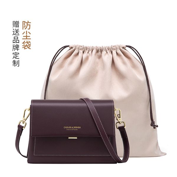 

2021 new leather women's single shoulder korean fashion cowhide messenger bag
