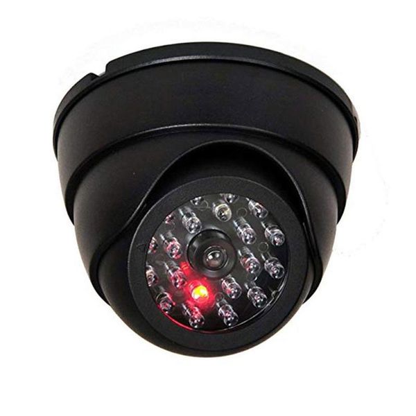

cameras outdoor simulation security dome dummy fake camera with red flashing led light indoor home video surveillance