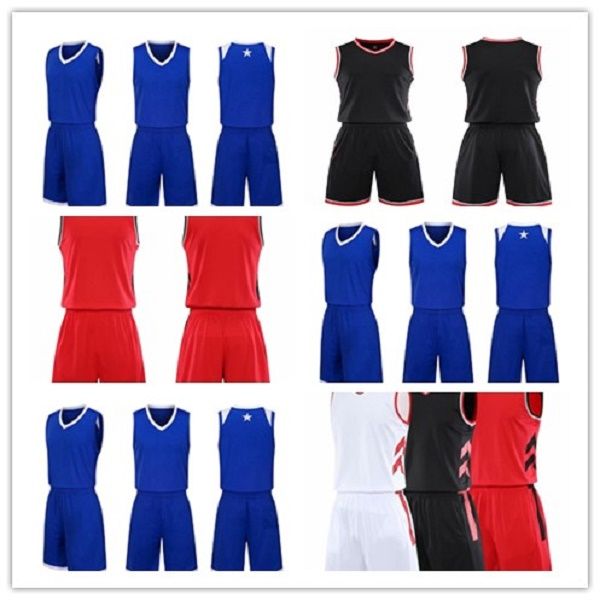 

blank basketball jerseys women, youth custom jersey men's sports breathable sweat wicking match training customizabl 129, Black;red